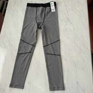 NWT Oshkosh B’gosh boys activewear pants snugfit base layer grey kids sz 8